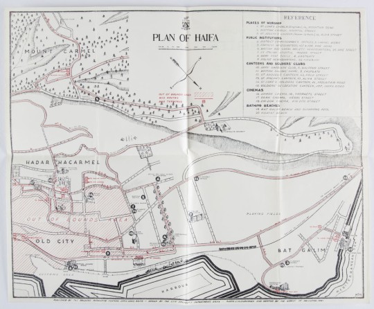 Map of prohibited areas