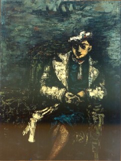 מרדכי  ארדון, 1992-1896 

אישה יושבת בכורסת קש, 1937 

שמן על בד 

574-63 

 אחורה קדימה 
