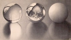 Maurits Cornelius Escher, 1898-1972 

Three Balls, 1946 

Lithograph 

Gift of the artist 

 
