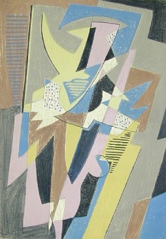 ג'ינו סווריני, 1966-1883 

רקדנית, 1959 

הדפס אבן צבעוני 

מתנת אגודת הידידים של מוזיאוני חיפה