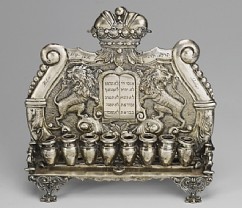 Hanukkah Lamp, Austria-Hungary 
