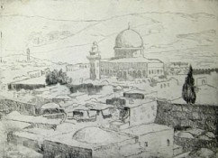 Omar Mosque, Jerusalem II 

1937