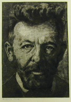 Portrait of  Richard Dehmel, 1904 
