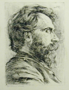 Portrait of Reuben Brainin, 1905 
