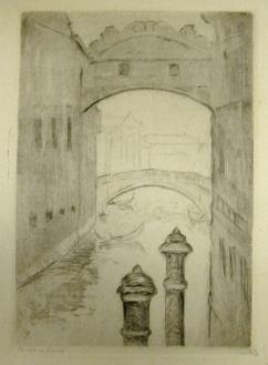 The Bridge of Sighs, Venice, 1911 
