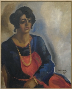 אישה בסינר אדום 

1925