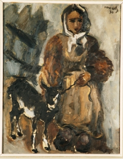 נערה עם עז 

1930