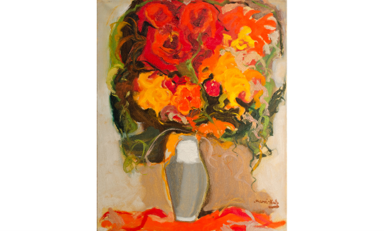 מאנה כץ אגרטל פרחים שנו ה-60