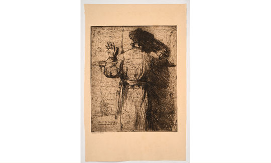 ליד הכותל המערבי, 1905 תצריב