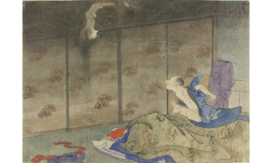 Utagawa Kuniyoshi, A Ghost Appears from the