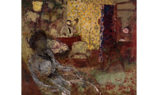 Édouard Vuillard, Interior with Four Figures