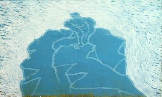 לארי אברמסון, נבו, 1984, שמן על