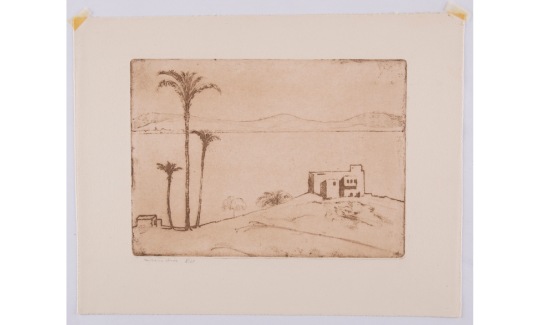 הרמן שטרוק, חיפה, 1935, תצריב