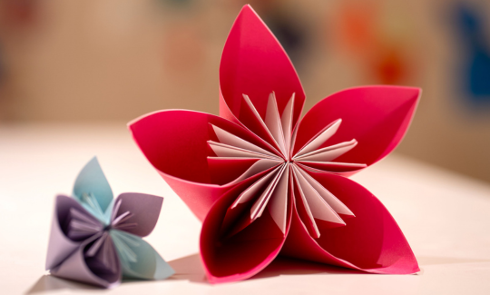 סדנת אוריגמי פרח הסאקורה