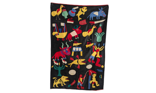 דגל עם סמלים של 12 מלכי