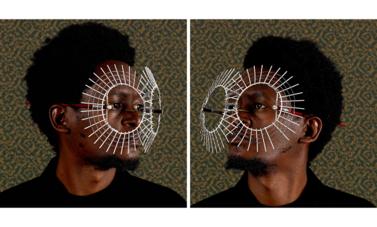 Cyrus Kabiru, Jaffa Sun, diptych, 2019. Courtesy