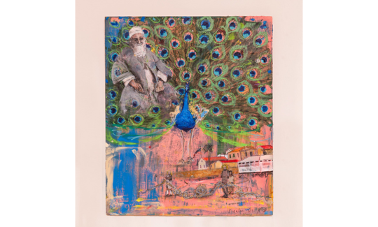 ʻAbdu'l-Bahá, 2024, Oil, acrylic, felt-tip o