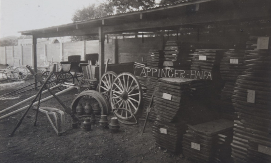 Courtyard of the Appinger  family carriage