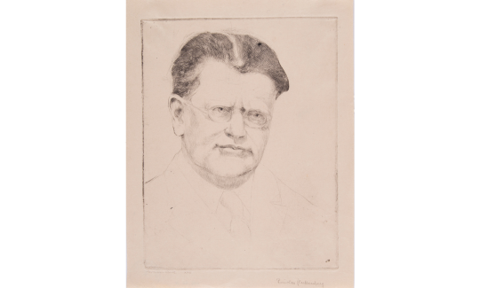 Hermann Struck, portrait of Pinhas Rutenberg