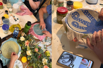 סדנת סגרפיטו - עיטור צלחות איטלקיות