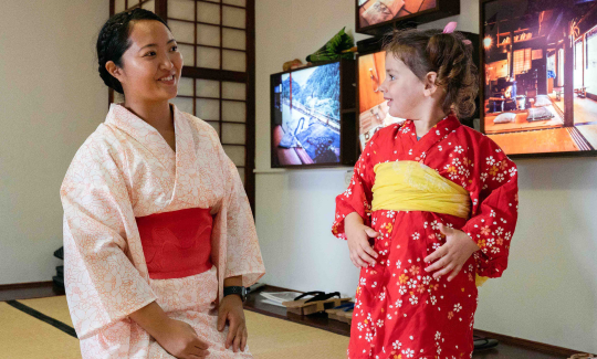 ביקור בחדר יפני מסורתי