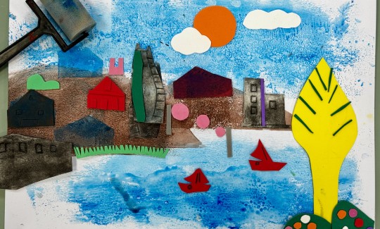 סדנת הדפס באווירת חגי