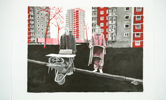 Mobile Homes, 2023-2024, Paintings series