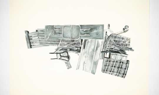 Mobile Homes, 2023-2024, Paintings series