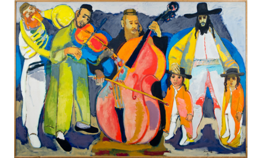 Group of Musicians,1953, Oil on canvas