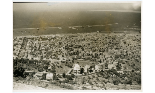 Fox Photos View of Haifa from Mount Carmel during