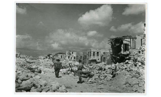 Efrem Ilani, Ruins of Haifa’s Lower City afte