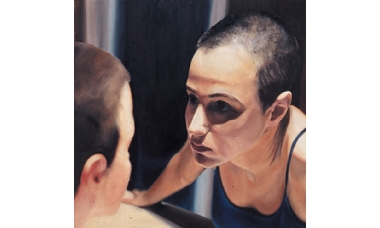 Self Portrait, 1999, oil on canvas, 90 x 90 cm