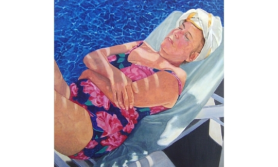 פולה, 2005, שמן על בד, 90‏ x‏ 90
