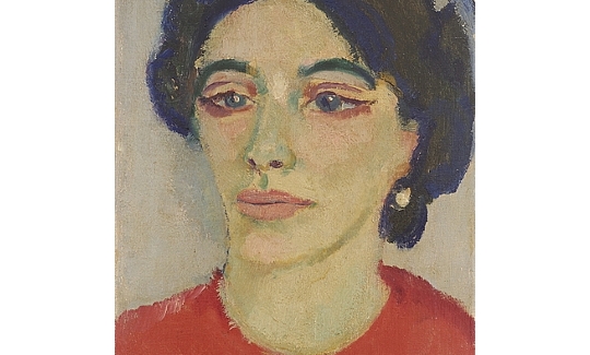 Jan Sluijters, Portrait of a Woman in Red, date