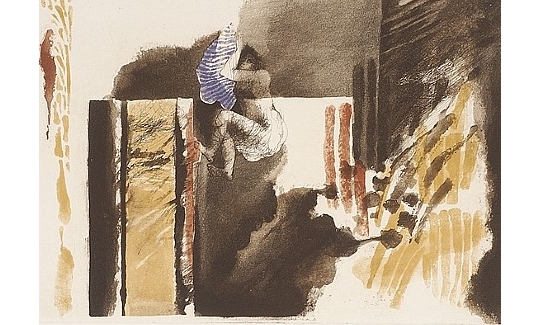 Agnes Lazar, Untitled, 1978, colored etching and