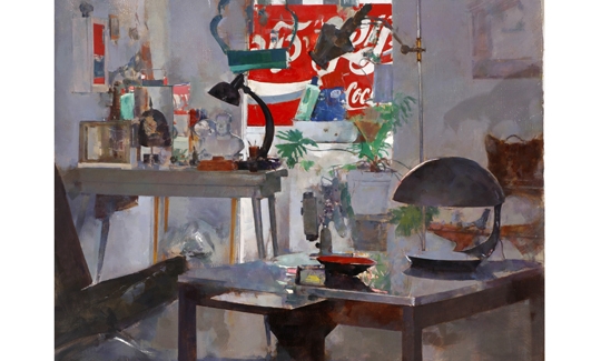 תפנים, 2007, שמן על בד, אוסף