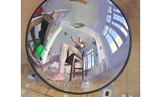דיוקן עצמי במראה קמורה, 2008