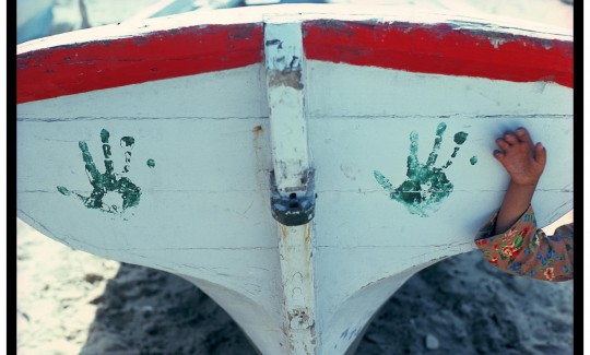 מיכה בר-עם חמסה. חוף עזה, 1976