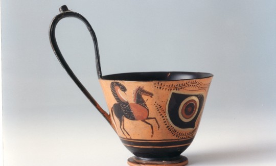 Black-figure kyathosPotteryLate 6th century