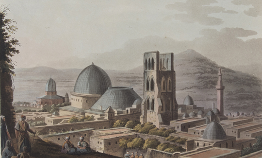 Jerusalem with the Church of the Holy Sepulche