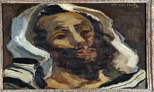 Mané-Katz, The Praying Jew, 1930s, oil o