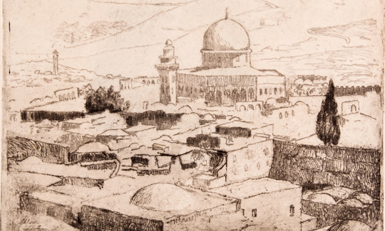 הרמן שטרוקירושלים, מסגד
