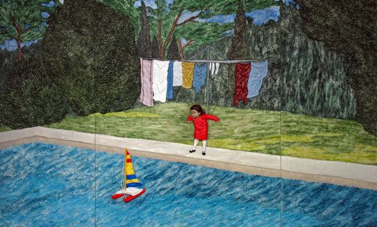 Shira ZelwerUntitled, 2006Wax, acrylic paint o