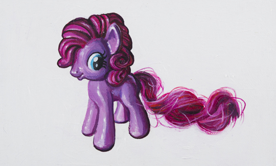 Ophra Eyal, Pony, 2016, acrylic on canvas