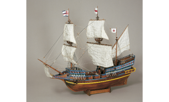 The “Golden Hind”, scale: 1:24, galleon, 16th