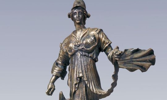 Asclepius (Detail), Bronze, 2nd-3rd centuries CE