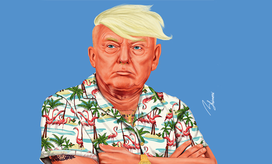 Amit Shimoni, Donald Trump, 2015, Digital pri