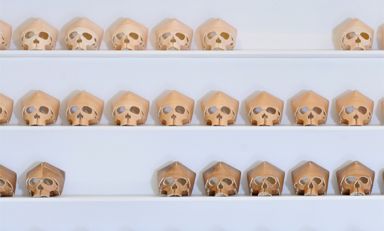 Maya Attoun, Abacus, 2012, Linoleum, MDF