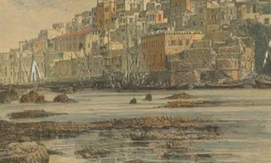 Jaffa, Print, 19th century, A. Kohl