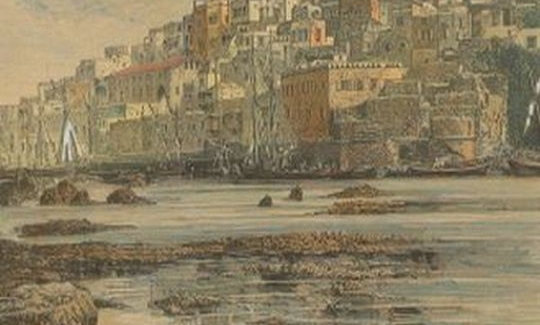Jaffa, Print, 19th century, A. Kohl
